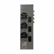 Eaton 3MM312RRL 125 Amp 3 Sockets 3 phase in 1phase out Ringless Meter Stack