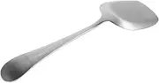 BESTOYARD Stainless Steel Serving Spoon Elegant Square Head Design for Buffet Family Gatherings Rv Kitchens Versatile Utensil for Mashed Potatoes Salads Pasta Dishwasher Safe