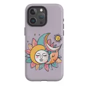 For iPhone 15 Pro Max Tough Case Compatible with MagSafe Sleeping Moon