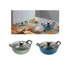 Cast Iron Enamel Pot Saucepan Easy to Store Large-capacity Uncoated Space-saving