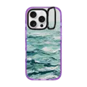 iPhone 16 Pro Impact Ring Stand Case MagSafe Compatible Minty Sea