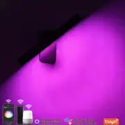 Smart LED Outdoor Wall Light APP Control Multicolor Rotate Lamp Fixture Dimmable