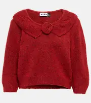 [Rixo] Rixo Serenity metallic-knit sweater AU 12 red