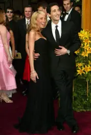 Michelle Dupont Adrien Brody at The 76th Academy Awards - Arrivals- Old Photo