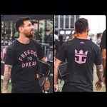 萊昂內爾·梅西 FREEDOM TO DREAM INTER MIAMI T 恤男女通用球 T 恤