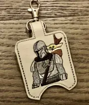 Star Wars Mandalorian Carrying Holder Case for Mini 1oz Hand Sanitation
