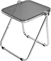 LCSVCCXA Folding Table for Television, Meal Cabinet and Extra Table, Gray, as described