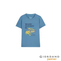 在飛比找Yahoo奇摩購物中心優惠-GIORDANO 童裝卡車印花短袖T恤 - 01 天堂藍