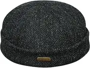 [Sterkowski] Docker Hat | Harris Tweed Beanie Cap for Men and Women | Warm Beanie Hat