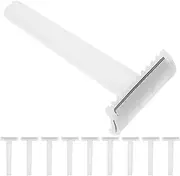 Minkissy 10 Pcs Shaver Razors Men Razors for Shaving Razors for Men Epilator Rasuradoras Para Mujeres Razor for Women Medical and Women White