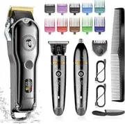 Electric Shaver for Women, Lady Epilator Electric Razors Kit Hair Remover for Face Chin Arm Leg Armpit Bikini Trimmer Painless Waterproof USB Rechargeable Cordless Dry Wet with Detachable Head 3 in 1