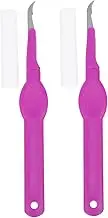 AKOOSY 2Pcs Professional Seam Ripper Durable Thread Cutter and Unpicker Tool for Efficient Sewing and Crafting Ergonomic Design for Safe Use Present for Sewing Enthusiasts