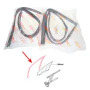 Fit 03-11 Toyota Avanza F601 F602 FAW Sirius S80 Rear Door Glass Run Channel Set