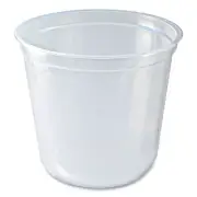 Fabri-Kal PK24TC 24 oz. Microwavable Deli Containers - Clear (500/Carton) New
