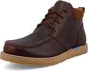 [Twisted X] Men's 5" CellStretch Wedge Sole Boot, Moc Toe with CellStretch