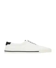 club low top sneakers in canvas and leather 42.5 White
