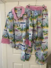 Peter Alexander Ladies Pyjama Set Disney Land Large