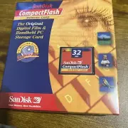 SanDisk 32 MB CompactFlash Memory Card (SDCFB-32-144)BRAND NEW