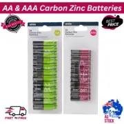 24 Pack Carbon Zinc Batteries AA / AAA Battery Super Long Life Batteries Bulk*