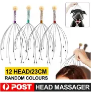 Head Massager Stress Release Tip Neck Scalp Massage Octopus Equipment Relax Tool