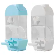 Automatic Bird Feeder, No Mess Bird Cage Feeder with Perch for Parakeet Canary