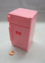 New PLAYSKOOL Dollhouse PINK FRIDGE REFRIGERATOR for KITCHEN for Loving Family