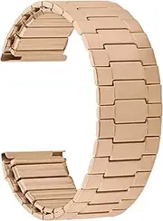 [YJYSUPUGH] Stainless Steel Elastic Watch Band 22mm Universal Watch Band for Smart Watch Men Women Metal Watch Band Quick Release