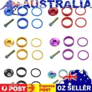 MTB Bicycle Stem Top Cap Headset Cover with Screw Kits Fork Ring Spacer
