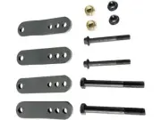 Rear Leaf Spring Shackle Kit For 95-04 Toyota Tacoma 2.4L 2438CC l4 GAS NP45N5 (for: Toyota)