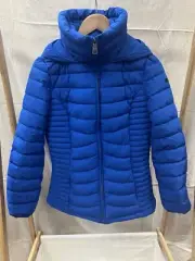​DKNY Ladies Blue Down Filled Packable Jacket New small Sorona