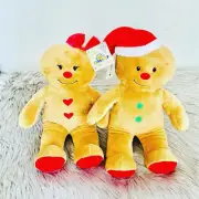 Build a bear Gingerbread plush set NEW