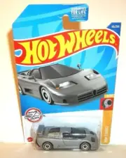 2022 HOT WHEELS 1:64 HW TURBO 4/10 GRAY '94 BUGATTI EB110 SS #65/250
