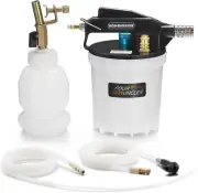 2L Brake Bleeder Vacuum Pump Kit - Pneumatic Brake Fluid Extractor with 1L Refil