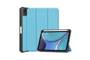For iPad mini 6 Case,Karst Smart Folio PU Leather Case, 3-fold Cover, Light Blue