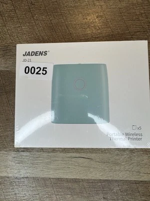 Jadens JD-21 Sticker Thermal Mini Printer Green Portable Wireless Bluetooth
