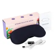3D Eye Mask 6 level Vibration Eye Mask 3 Level Heated Electric Steam Constant Temperature Massage Smart Timing Sleep Shading