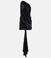 [Tove] Tove Shiloh one-shoulder silk top AU 12 black