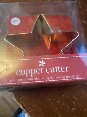 Wilton Copper Christmas Star Cookie Cutter Brand NEW in Box