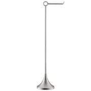 Toilet Paper Holder Free Standing, Stable Weighted Base, Modern Simple Stream...