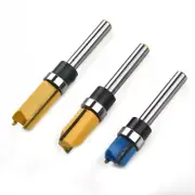 Router Bit Router Bit Trim 1/4" Shank Carbide Extra Cutting For Wood Acrylic