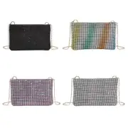 Glitter Shoulder Bag for Women Chain Strap Corssbody Bags Bling Messenger Bag