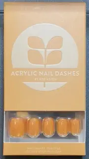 Red Aspen Press On Nails, Acrylic Short Squoval, Eccentric Evangeline