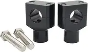 GZKJP 1" 25MM Motorcycle Heightening Fixed Clamp CNC Handlebar Risers Kit Mount for CBR Bobber Chopper