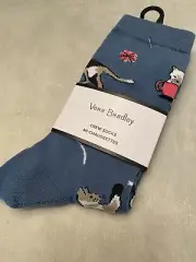 Vera Bradley Cats Meow Crew Socks NWT