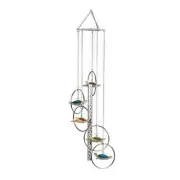 5-Ring Polyresin Sea Turtle Wind Chime 24 Inch Windchime New