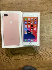 在飛比找Yahoo!奇摩拍賣優惠-APPLE 玫瑰金 iPhone 7 PLUS 32G 台灣