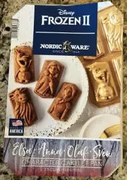 Nordic Ware Disney Frozen II Character Loaf Baking Pan Elsa, Anna, Olaf, Sven