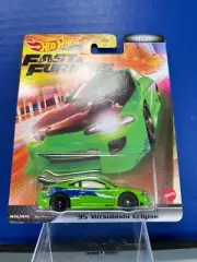 1/64 HOT WHEELS REAL RIDERS FAST & FURIOUS '95 MITSUBISHI ECLIPSE 1/5 GREEN
