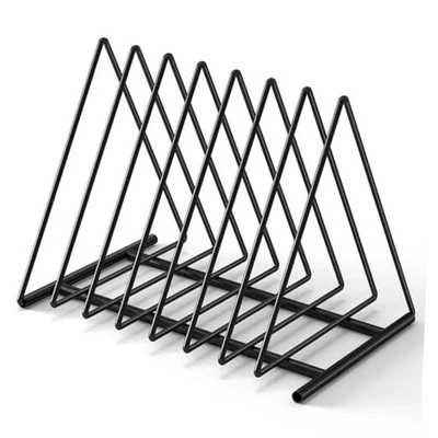 Upgraded Triangle File Folder Racks,7 Sections File Holder,File Storage