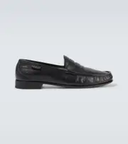 [Tom Ford] Tom Ford York leather penny loafers UK 7.5 black